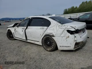 2022 BMW 7 Series 750i xDrive z VIN WBA7U2C04NCH44975, wystawiony jako Copart lot #56192415 z przebiegiem Nie podano mil oraz Szkoda całkowita • Salvage title. Historia ofert i sprzedaży dostępna na DreamBid. Obrazek 2.