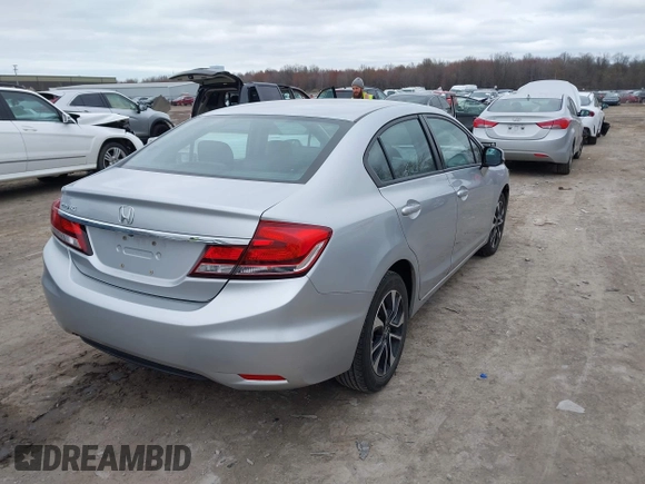 2013 Honda Civic EX-L with VIN 2HGFB2F97DH585930, listed as a IAAI auction lot 42052923 with 187,239 mi miles and . Bid and sale history available at DreamBid. Image 4.