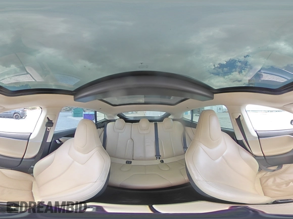 2014 Tesla Model S 60 with VIN 5YJSA1S12EFP29885, listed as a Copart auction lot 59769215 with Not provided miles and Salvage title. Bid and sale history available at DreamBid. Image 14.