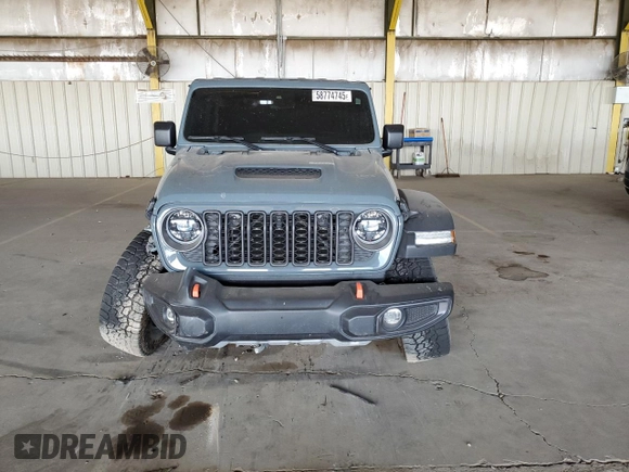 2024 Jeep Gladiator Mojave with VIN 1C6JJTEG8RL115148, listed as a Copart auction lot 58774745 with 16,281 mi miles and Salvage title. Bid and sale history available at DreamBid. Image 5.