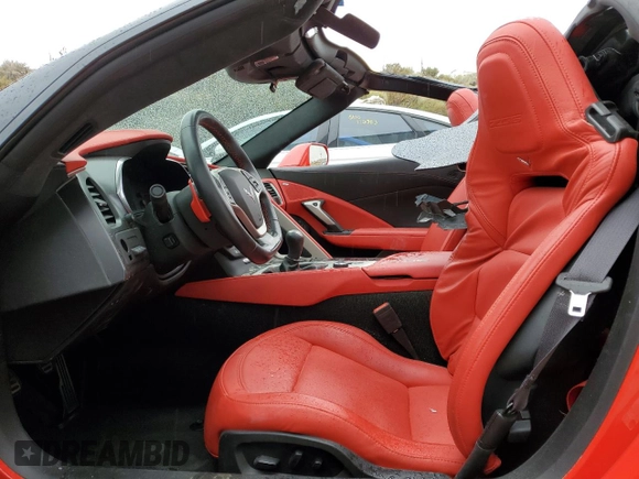 2017 Chevrolet Corvette Z06 3LZ with VIN 1G1YT2D64H5603285, listed as a Copart auction lot 68898003 with 0 mi miles. Bid and sale history available at carsss.com. Image 7.