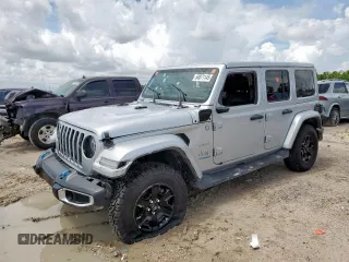 2022 Jeep Wrangler Unlimited Sahara with VIN 1C4JJXP67NW213763, listed as a Copart auction lot 60071145 with 26,484 mi miles and Clean title. Bid and sale history available at DreamBid. Image 1.