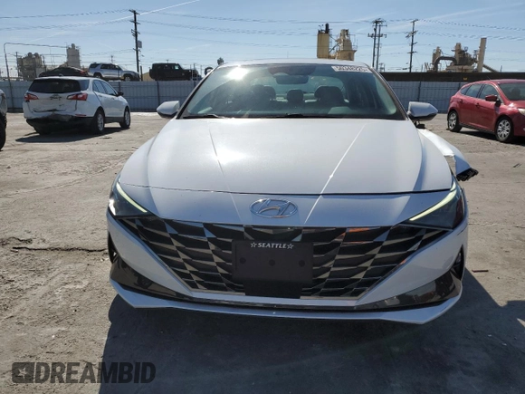 2021 Hyundai Elantra Limited with VIN 5NPLP4AG5MH010267, listed as a Copart auction lot 50348225 with 18,085 mi miles and Salvage Title. Bid and sale history available at DreamBid. Image 5.