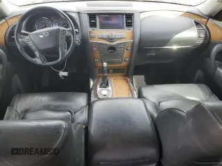 2013 Infiniti QX56 with VIN JN8AZ2NF3D9550303, listed as a Copart auction lot 57771745 with 137,866 mi miles and Salvage title. Bid and sale history available at DreamBid. Image 8.