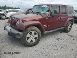 2007 Jeep Wrangler Unlimited Sahara with VIN 1J4GB59187L111173, listed as a Copart auction lot 54601435 with 238,739 mi miles and Salvage title. Bid and sale history available at DreamBid. Image 1.
