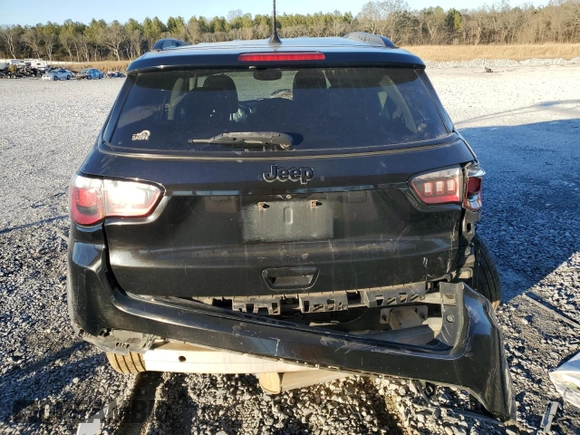 2019 Jeep Compass Altitude with VIN 3C4NJCBB9KT623707, listed as a Copart auction lot 88513665 with 127,208 mi miles and Salvage Title. Bid and sale history available at carsss.com. Image 6.