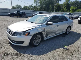 2013 Volkswagen Passat SE with VIN 1VWBH7A37DC133360, listed as a Copart auction lot 62824445 with 178,065 mi miles and Salvage title. Bid and sale history available at DreamBid. Image 1.
