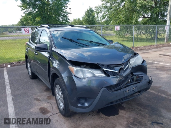 2015 Toyota RAV4 LE with VIN JTMBFREV4FD165163, listed as a IAAI auction lot 42638608 with 188,083 mi miles and . Bid and sale history available at DreamBid. Image 1.