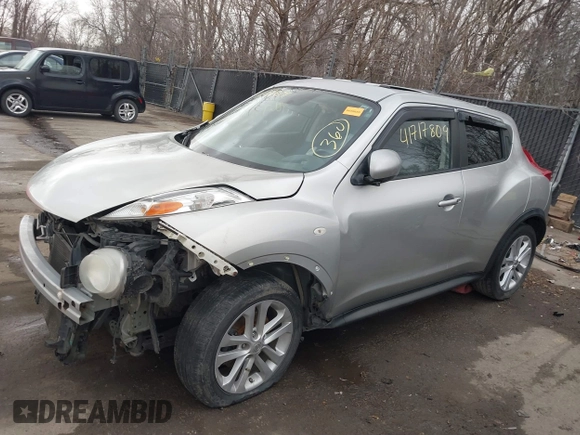 2012 Nissan Juke SL with VIN JN8AF5MV1CT119494, listed as a IAAI auction lot 41717809 with 129,741 mi miles. Bid and sale history available at carsss.com. Image 15.
