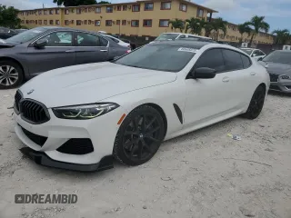 2020 BMW 8 Series M850i с VIN WBAGV8C00LCD38284, выставлен на аукционе Copart как лот 60605075 с пробегом 57 161 миль миль и Списание • Salvage title. История ставок и продаж доступна на DreamBid. Изображение 1.