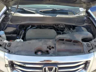 2014 Honda Pilot EX-L with VIN 5FNYF3H76EB025000, listed as a Copart auction lot 43550475 with 107,454 mi miles and Salvage Title. Bid and sale history available at carsss.com. Image 12.