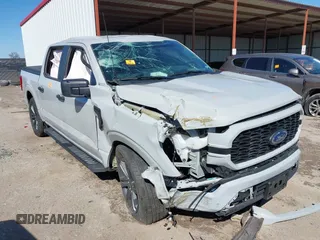 2023 Ford F-150 XL with VIN 1FTEW1C56PKE37212, listed as a IAAI auction lot 41752527 with 1 mi miles. Bid and sale history available at carsss.com. Image 1.