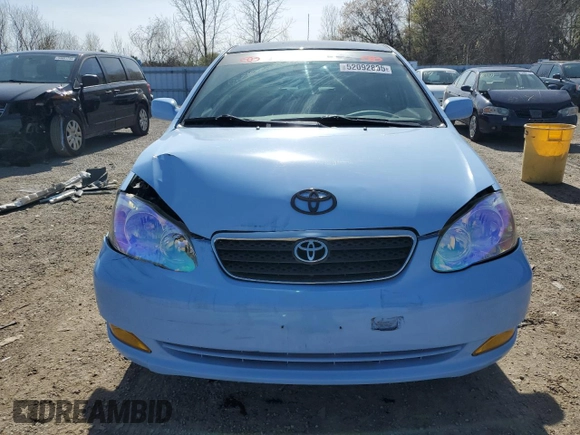 2005 Toyota Corolla CE z VIN 2T1BR32E85C845622, wystawiony jako Copart lot #52092805 z przebiegiem 192 023 mil mil oraz Nie do naprawy • Non repairable. Historia ofert i sprzedaży dostępna na DreamBid. Obrazek 5.