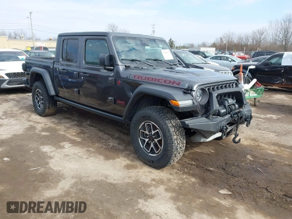 2024 Jeep Gladiator Rubicon z VIN 1C6JJTBG5RL110669, wystawiony jako IAAI lot #41694630 z przebiegiem 1 189 mil mil oraz . Historia ofert i sprzedaży dostępna na DreamBid. Obrazek 1.