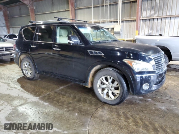 2012 Infiniti QX56 7-passenger with VIN JN8AZ2NF0C9515880, listed as a Copart auction lot 79430204 with 190,635 mi miles and Clean Title. Bid and sale history available at carsss.com. Image 5.