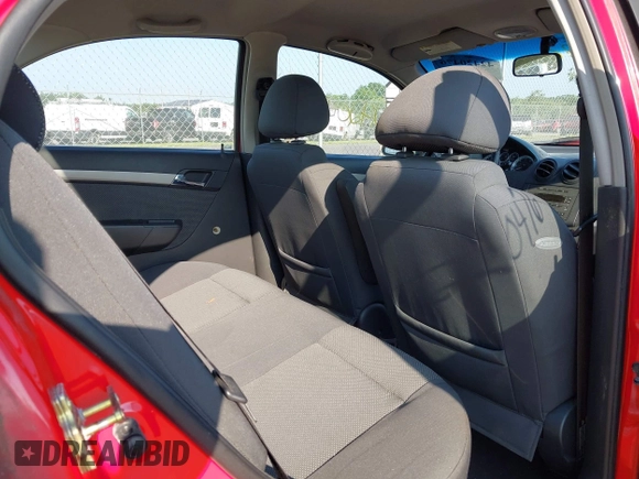 2007 Chevrolet Aveo LS with VIN KL1TD56617B045173, listed as a IAAI auction lot 42420476 with 88,524 mi miles and . Bid and sale history available at DreamBid. Image 8.