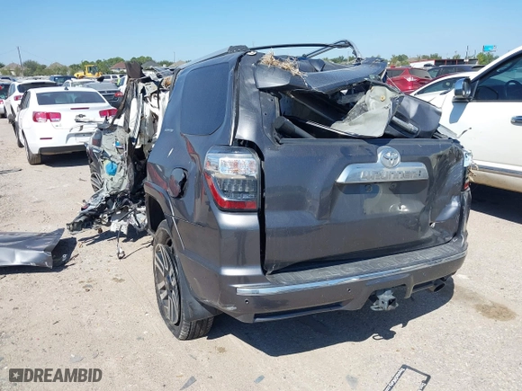 2019 Toyota 4Runner SR5 with VIN JTEBU5JR9K5709552, listed as a IAAI auction lot 40316407 with 1 mi miles. Bid and sale history available at carsss.com. Image 3.