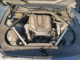 2020 Genesis G90 3.3T Premium with VIN KMTF34PA3LU083249, listed as a Copart auction lot 77643584 with 15,230 mi miles and Salvage Title. Bid and sale history available at carsss.com. Image 12.