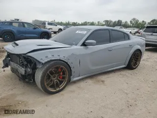2021 Dodge Charger SRT Hellcat Widebody with VIN 2C3CDXL91MH630216, listed as a Copart auction lot 50769455 with 24,707 mi miles and Salvage Title. Bid and sale history available at carsss.com. Image 1.