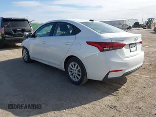 2022 Hyundai Accent SE with VIN 3KPC24A60NE190169, listed as a IAAI auction lot 41521911 with 22,089 mi miles and . Bid and sale history available at carsss.com. Image 3.
