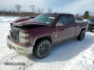 2014 Chevrolet Silverado 1500 LTZ with VIN 1GCVKSEC8EZ312391, listed as a Copart auction lot 45658795 with 158,495 mi miles and Salvage Title. Bid and sale history available at DreamBid. Image 1.