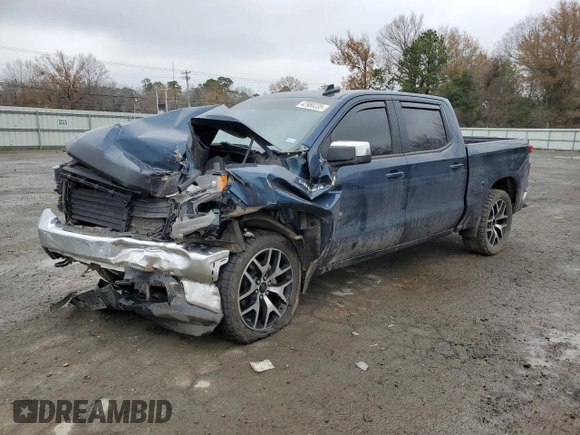 2021 Chevrolet Silverado 1500 LT with VIN 3GCUYDED6MG379844, listed as a Copart auction lot 42986335 with 86,118 mi miles and Salvage Title. Bid and sale history available at carsss.com. Image 1.