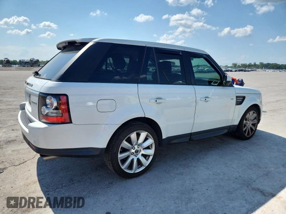 2012 Land Rover Range Rover Sport SC with VIN SALSH2E47CA749975, listed as a Copart auction lot 62076255 with Not provided miles and Clean title. Bid and sale history available at DreamBid. Image 3.