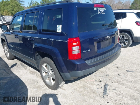 2012 Jeep Patriot Latitude with VIN 1C4NJRFB6CD671931, listed as a IAAI auction lot 41781387 with 125,212 mi miles and . Bid and sale history available at carsss.com. Image 3.