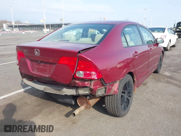 2007 Honda Civic Sdn LX with VIN 2HGFA16567H507833, listed as a IAAI auction lot 41914426 with 143,686 mi miles. Bid and sale history available at carsss.com. Image 4.
