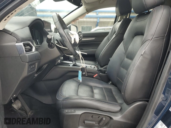 2021 Mazda CX-5 Grand Touring with VIN JM3KFADM9M0401778, listed as a Copart auction lot 46227515 with 44,587 mi miles and Non Repairable. Bid and sale history available at carsss.com. Image 7.
