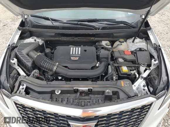 2024 Cadillac XT5 FWD Luxury with VIN 1GYKNAR4XRZ747310, listed as a Copart auction lot 55598585 with 14,371 mi miles and Salvage title. Bid and sale history available at DreamBid. Image 12.