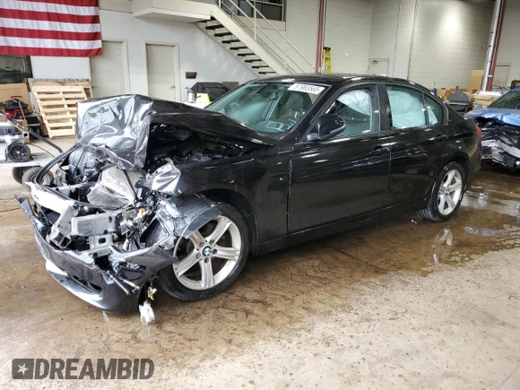 2015 BMW 3 Series 328i xDrive with VIN WBA3B5G51FNS15689, listed as a Copart auction lot 57983565 with Not provided miles and Salvage title. Bid and sale history available at DreamBid. Image 1.