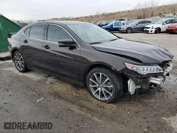 2016 Acura TLX V6 Advance with VIN 19UUB3F79GA003650, listed as a Copart auction lot 84082174 with 0 mi miles and Salvage Title. Bid and sale history available at carsss.com. Image 4.