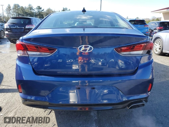 2018 Hyundai Sonata SEL with VIN 5NPE34AF8JH665109, listed as a Copart auction lot 55112215 with 70,569 mi miles and Non Repairable. Bid and sale history available at DreamBid. Image 6.