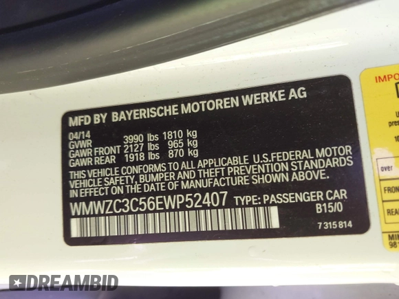 2014 MINI Countryman S с VIN WMWZC3C56EWP52407, выставлен на аукционе IAAI как лот 42255716 с пробегом 74 943 миль миль и . История ставок и продаж доступна на DreamBid. Изображение 9.