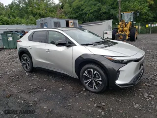 2023 Toyota bZ4X XLE with VIN JTMABACA6PA029693, listed as a Copart auction lot 66741184 with 1,437 mi miles and Salvage Title. Bid and sale history available at carsss.com. Image 4.