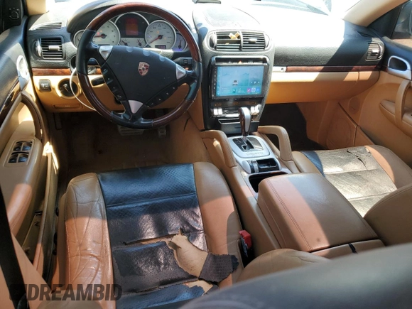 2006 Porsche Cayenne S with VIN WP1AB29P66LA68545, listed as a Copart auction lot 59036285 with 151,025 mi miles and Salvage title. Bid and sale history available at DreamBid. Image 8.