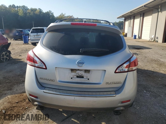 2013 Nissan Murano LE with VIN JN8AZ1MU9DW206289, listed as a Copart auction lot 74847374 with 131,287 mi miles and Salvage Title. Bid and sale history available at DreamBid. Image 6.