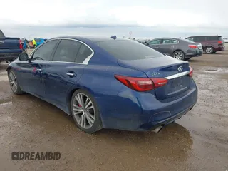 2018 Infiniti Q50 3.0t LUXE with VIN JN1EV7AP6JM360589, listed as a IAAI auction lot 41903402 with 69,371 mi miles. Bid and sale history available at carsss.com. Image 3.