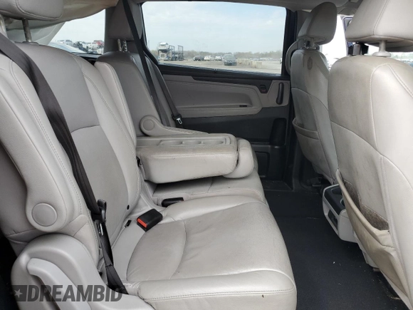 2022 Honda Odyssey EX-L with VIN 5FNRL6H74NB036835, listed as a Copart auction lot 50445655 with 55,276 mi miles and Salvage Title. Bid and sale history available at DreamBid. Image 12.