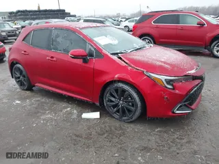 2024 Toyota Corolla Hatchback XSE with VIN JTNC4MBE4R3225806, listed as a IAAI auction lot 41502758 with 8,729 mi miles. Bid and sale history available at carsss.com. Image 1.