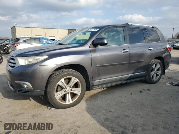 2012 Toyota Highlander Limited with VIN 5TDDK3EH2CS118810, listed as a Copart auction lot 44553695 with 146,314 mi miles and Clean Title. Bid and sale history available at carsss.com. Image 1.