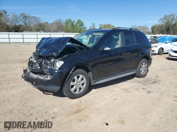 2007 Mercedes-Benz M 350 with VIN 4JGBB86E27A210197, listed as a Copart auction lot 49185425 with 131,678 mi miles and Salvage Title. Bid and sale history available at DreamBid. Image 1.