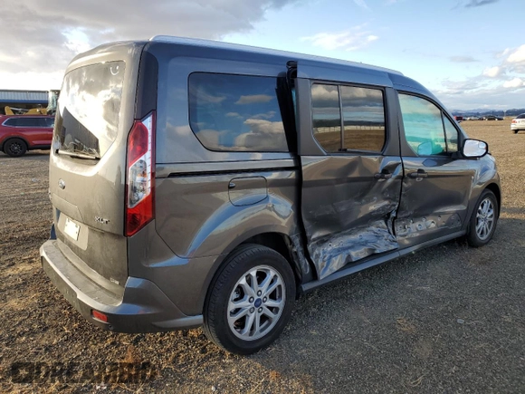 2022 Ford Transit Connect XLT with VIN NM0GE9F22N1544012, listed as a Copart auction lot 78942744 with 33,652 mi miles and Salvage title. Bid and sale history available at DreamBid. Image 3.