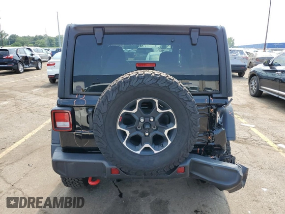2023 Jeep Wrangler Rubicon with VIN 1C4HJXFG9PW561091, listed as a Copart auction lot 62660834 with 12,081 mi miles and Non Repairable. Bid and sale history available at DreamBid. Image 6.