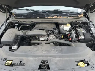 2022 Ram 1500 Big Horn with VIN 1C6RREMT9NN265838, listed as a Copart auction lot 88808215 with 88,050 mi miles and Salvage Title. Bid and sale history available at carsss.com. Image 11.