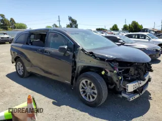 2021 Toyota Sienna LE с VIN 5TDKRKECXMS056186, выставлен на аукционе Copart как лот 57357395 с пробегом 30 580 миль миль и Списание • Salvage title. История ставок и продаж доступна на DreamBid. Изображение 4.
