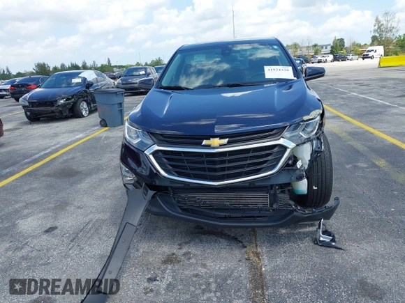 2020 Chevrolet Equinox LT with VIN 3GNAXJEV5LS592266, listed as a IAAI auction lot 41924328 with 61,574 mi miles and . Bid and sale history available at DreamBid. Image 12.