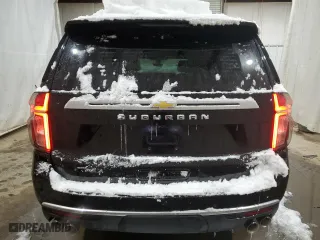 2021 Chevrolet Suburban High Country with VIN 1GNSKGKL6MR157155, listed as a Copart auction lot 88933115 with 33,627 mi miles and Salvage Title. Bid and sale history available at carsss.com. Image 6.