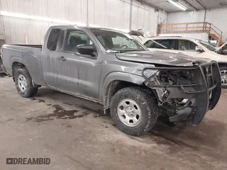 2023 Nissan Frontier S with VIN 1N6ED1CM0PN641531, listed as a IAAI auction lot 41618313 with 23,868 mi miles. Bid and sale history available at carsss.com. Image 1.